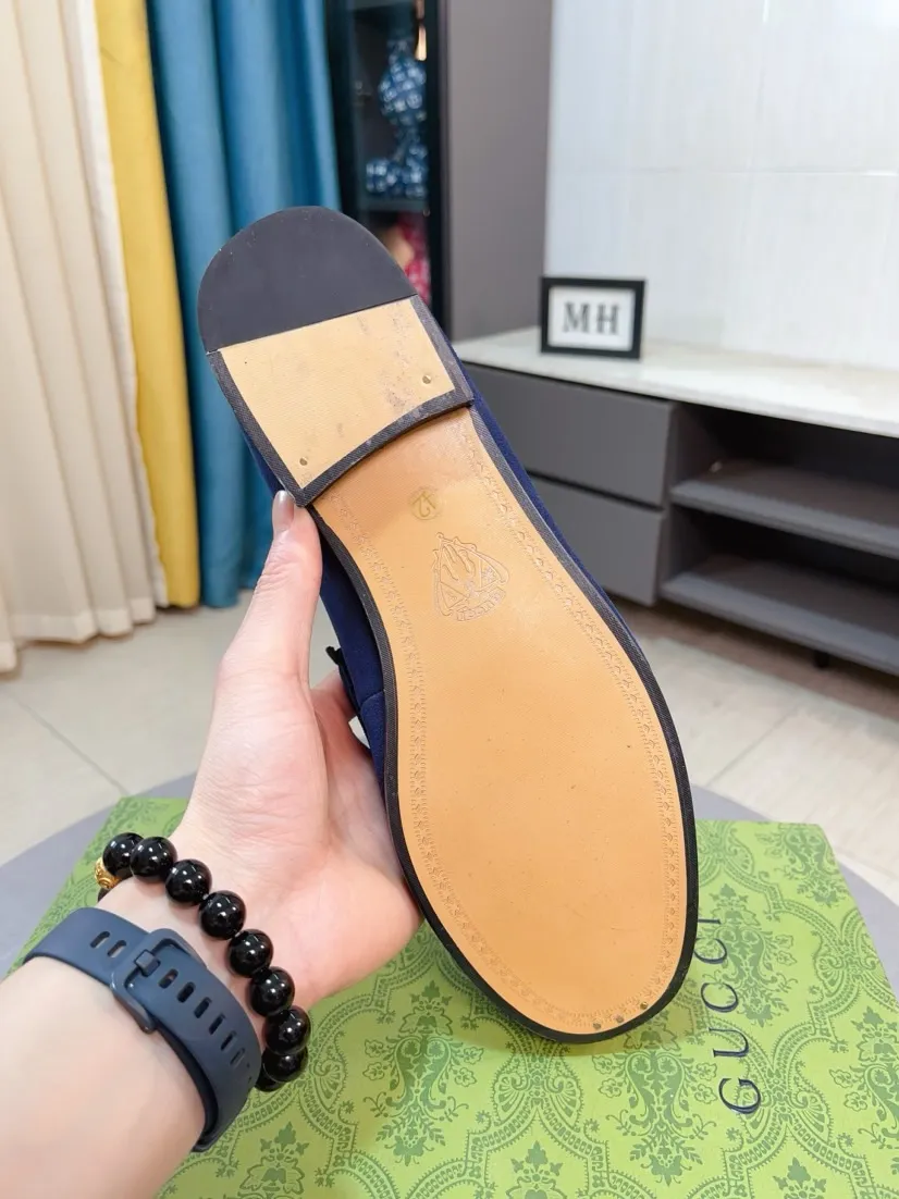 Men's Men's Shoes💰560🌹🌹[GUCCI] Gucci leather shoes are the most popular classic. Synchronized with the official website, the upper is made of Italian first-layer cowhide ➕cowhide lining, with unique brand and unique craftsmanship. Highlighting the hot style of the new year. Stop hesitating, stop wandering, get it now. Number: 38--44